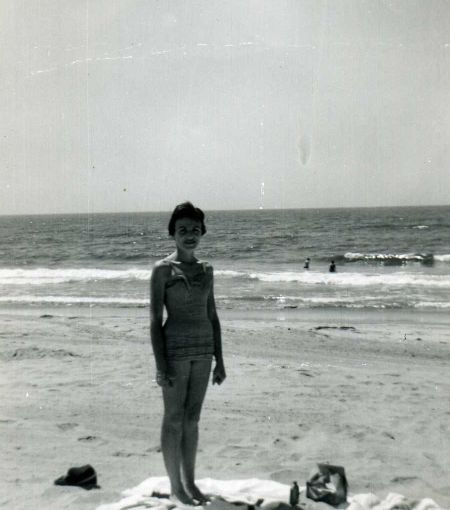 Jeanette at the beach