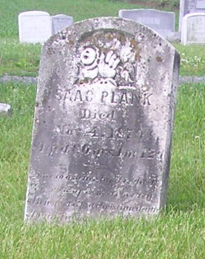 Isaac Plank grave